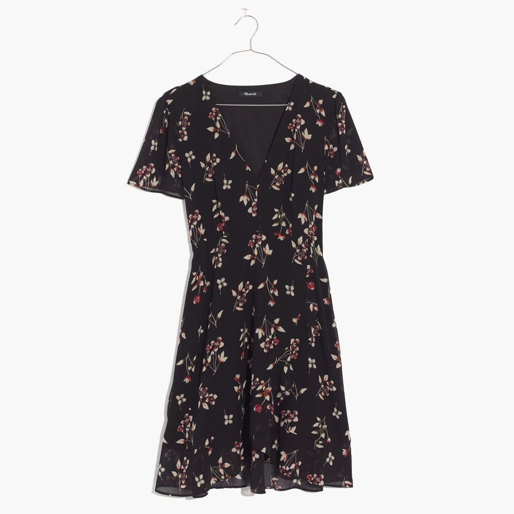 Madewell Posy Floral Ruffle Dress